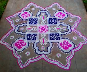 Rangoli: Aavani Avittam spl kolam