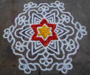 Dotted kolam