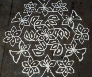 Dotted kolam