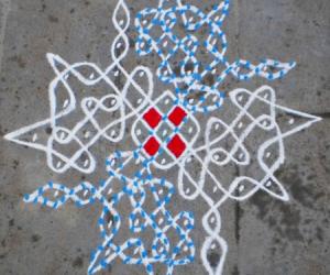 Dotted kolam