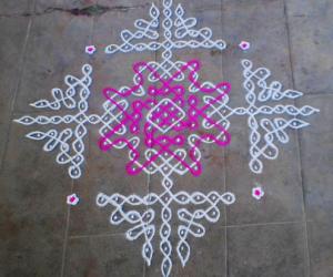 Dotted kolam