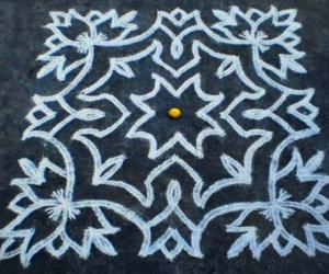 New floor rangoli