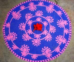 Purattaasi 2nd saturday kolam