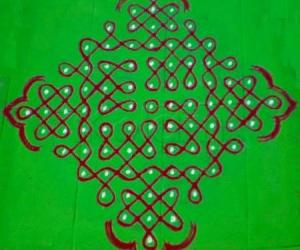 Dotted kolam