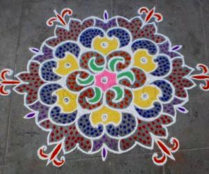 Dotted kolam
