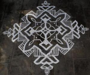 Neelam (cyclone) kolam-after