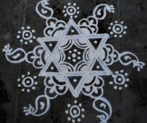 Beginner kolam