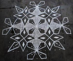 Dotted kolam