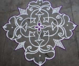 Rangoli: Dotted kolam