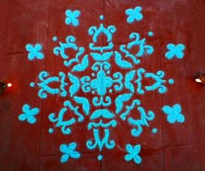 Karthigai evening kolam-7