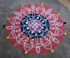Rangoli: Margazhi day-18