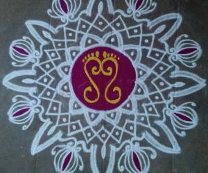 Rangoli: Purattaasi 4 th Saturday kolam