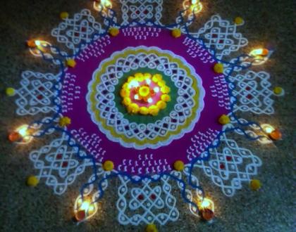 Rangoli: Happy Diwali Rangoli