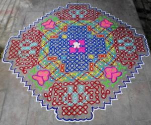 Margazhi Dew Drops Kolam Contest-2012