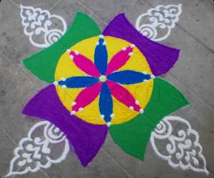 Freehand Rangoli