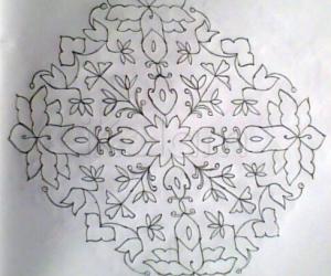 Rangoli: Dotted Kolam