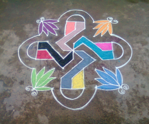 Rangoli: dotted