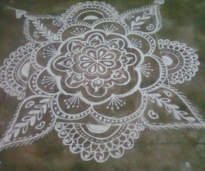 Rangoli: Margazhi Kolam