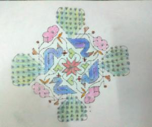 Rangoli: Dotted Kolam