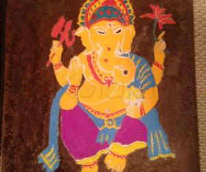 Rangoli: Lord Ganesha