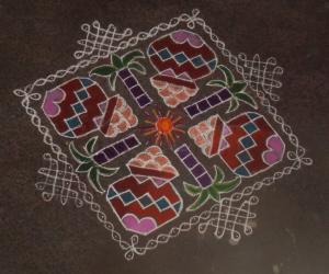 Rangoli: Pongal kolam