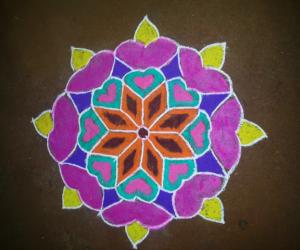 Rangoli: Valentine Day Rangoli