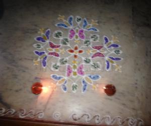 Rangoli: Butter flies