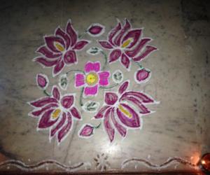 Rangoli: Lotus