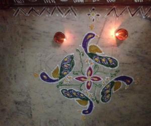 Rangoli: Peacock