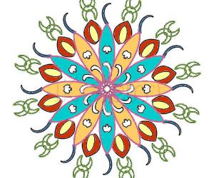 computer kolam