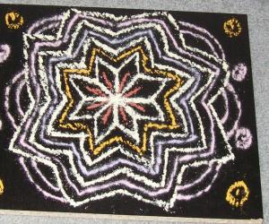Freehand kolam
