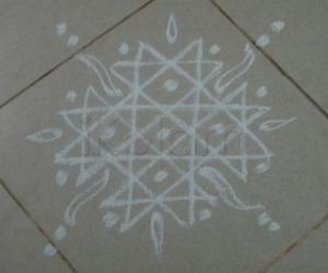 Rangoli: Free hand rangoli