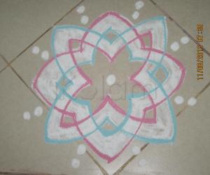 Rangoli: Free hand rangoli