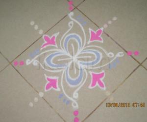 Rangoli: Free hand rangoli
