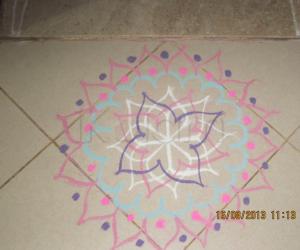 Rangoli: Free hand rangoli