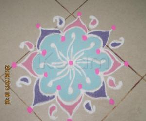 Rangoli: Free hand rangoli