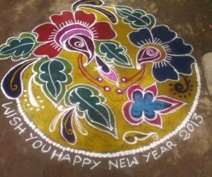 New Year Kolam