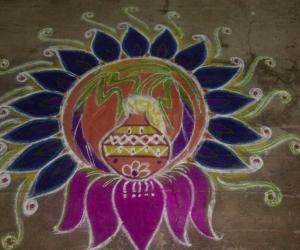 Pongal kolam 