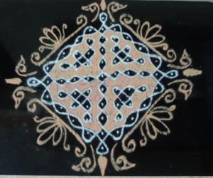 Rangoli: Sikku Kolam 11-1 series-3