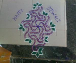 Rangoli: Dotted Kolam