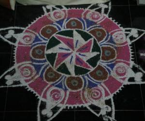 freehand rangoli