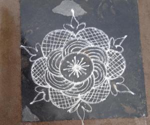 Rangoli: Friday padi kolam