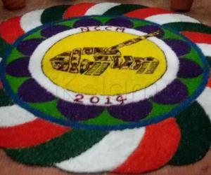 Rangoli: Flag Tricolor