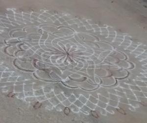 free hand rangoli