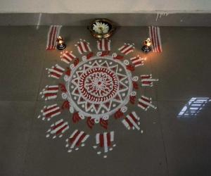 Rangoli: friday pujakolam