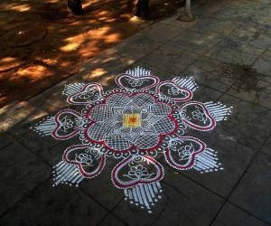 Vijayadasami kolam