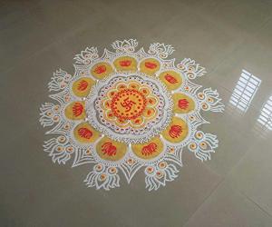 Rangoli: Margazhi day 9
