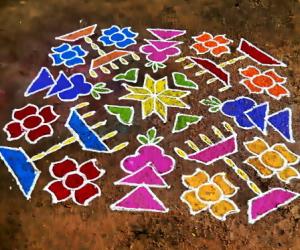 Rangoli: happy boghi