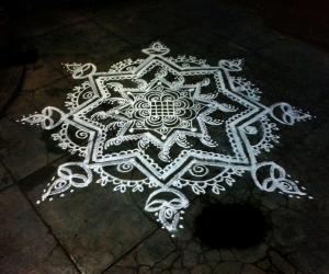 evening kolam