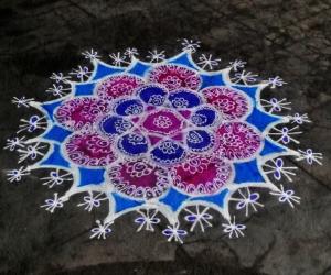 Rangoli: marghali 8